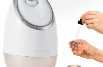 Vanity Planet Aira Ionic Facial Steamer (Beige) – Pore Cleaner that Detoxifies
