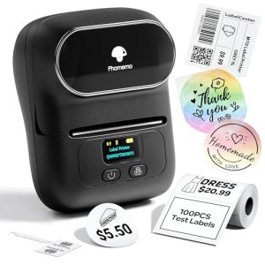 Phomemo M110 Label Makers – Barcode Label Printer Bluetooth Label Maker Portable
