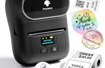 Phomemo M110 Label Makers – Barcode Label Printer Bluetooth Label Maker Portable