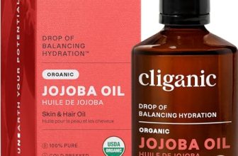 Cliganic Organic Jojoba Oil, 100% Pure (2oz)