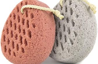 BAIMEI IcyMe Bath Sponge 2-Pack -Shower Loofah Body Scrubber with Gentle Exfolia