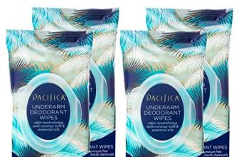 Pacifica Beauty Coconut Milk & Essential Oils Underarm Deodorant Wipes
