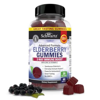 BioSchwartz Elderberry Gummies with Zinc and Vitamin C