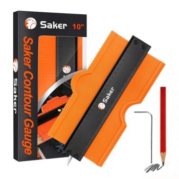 Saker Contour Gauge (10Inch) Profile Tool with Adjustable Lock