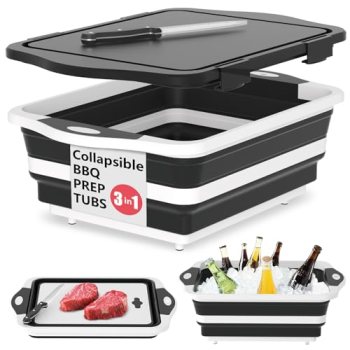 HI NINGER BBQ Prep Tub with Lid