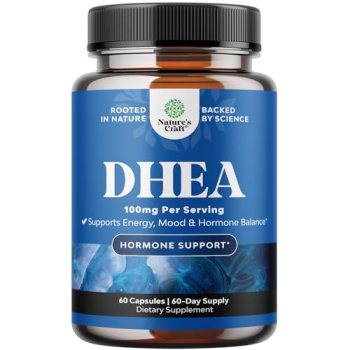 DHEA Supplement for Women & Men – DHEA 100mg per Serving for Hormone Balance