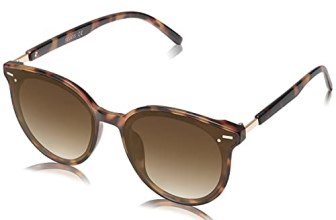 SOJOS Classic Round Sunglasses for Women Men Retro Vintage Large Plastic Frame B