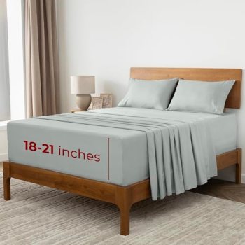 Mellanni Extra Deep California King Sheets