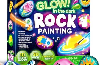 Rock Painting Kit- Glow in The Dark Rock Kit