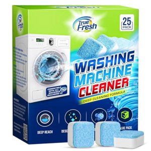 True Fresh Washing Machine Cleaner Tablets 25 Pack for Front Load