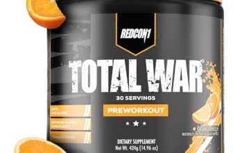 REDCON1 Total War Pre Workout, Orange Crush