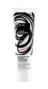 IGK GOOD BEHAVIOR Spirulina Protein Smoothing Blowout Balm