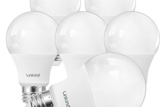 Linkind A19 LED Light Bulbs Dimmable