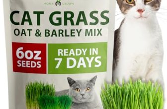 HOME GROWN Cat Grass Seeds 6 oz Heirloom Barley & Oat Mix