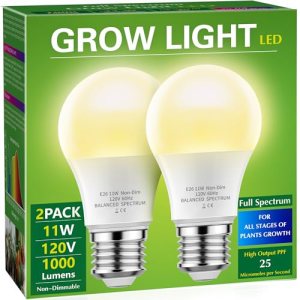 Grow Light Bulbs, Briignite LED Grow Light Bulb A19 Bulb