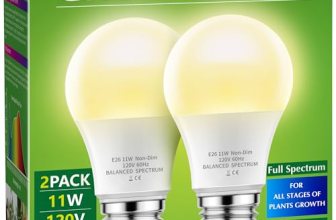 Grow Light Bulbs, Briignite LED Grow Light Bulb A19 Bulb