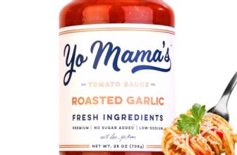 Yo Mama’s Foods Keto Roasted Garlic Pasta Sauce – Pack of (1) – No Sugar Added