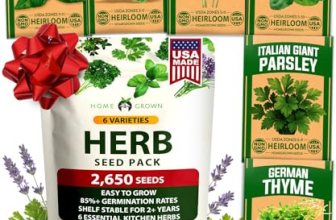 HOME GROWN 6 Herb Seeds for Planting 2