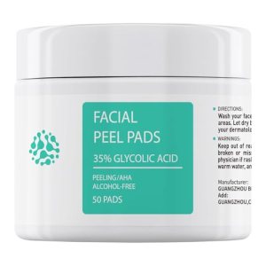 YAFUSIPE Glycolic Acid 35% Toner Pads AHA Facial Resurfacing Exfoliate Salicylic