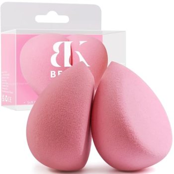 BEAKEY Flat Duo Patented Makeup Sponge Set of 2