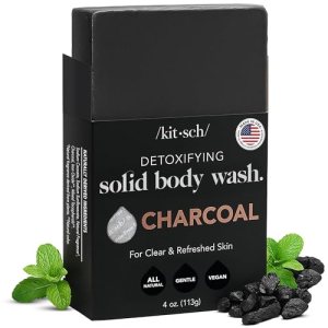 Kitsch Charcoal Soap Body Wash Bar