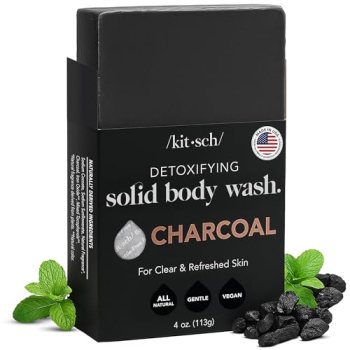 Kitsch Charcoal Soap Body Wash Bar