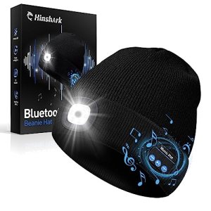 Gifts for Men, LED Bluetooth Beanie Hat