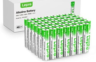 Lepro AAA Batteries 48 Pack, Triple A Batteries with Ultra Long-Lasting Power