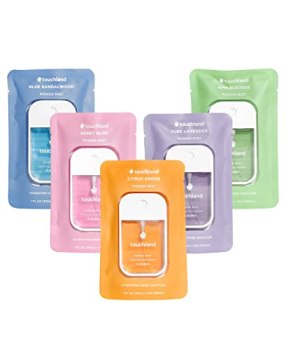 Touchland Hand Sanitizer Spray, Top 5 Set – 5 x 1 FL OZ