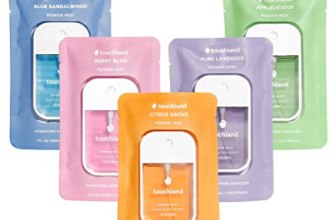 Touchland Hand Sanitizer Spray, Top 5 Set – 5 x 1 FL OZ