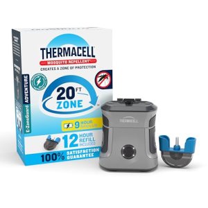 Thermacell E-ZoneGuard Adventure Rechargeable Mosquito Repeller with 20-Foot Zon