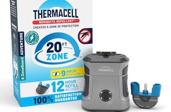Thermacell E-ZoneGuard Adventure Rechargeable Mosquito Repeller with 20-Foot Zon