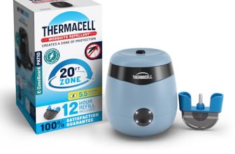 Thermacell E-ZoneGuard Patio Rechargeable Mosquito Repeller with 20-Foot Zone of