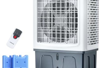 VAGKRI Swamp Cooler, 2100CFM Evaporative Air Cooler with 3 Modes & Wind Speeds