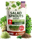 HOME GROWN Premium Sprouting Seeds Mix – Microgreens 118