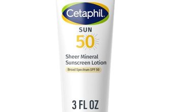 CETAPHIL Sheer Mineral Sunscreen Lotion for Face & Body 3 fl oz 100% Mineral UVA