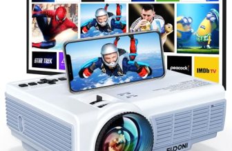 FUDONI Projector with 5G WiFi & Bluetooth