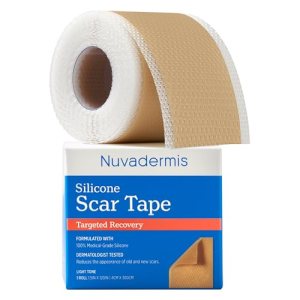 NUVADERMIS Silicone Scar Sheets for Surgical Scars
