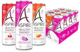 ASPIRE® Classics Variety Pack, Healthy Energy Drink 80mg Natural Caffeine