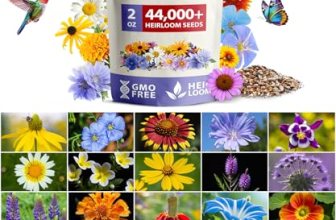 HOME GROWN USA Wildflower Seeds Bulk Mix | 44