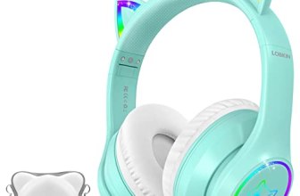 LOBKIN Bluetooth 5.4 Kids Headphones with Case
