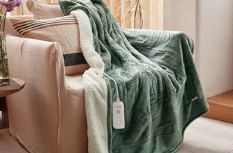 GOTCOZY Heated Blanket Electric Throw 50”X60”- Soft Silky Plush Electric Blank