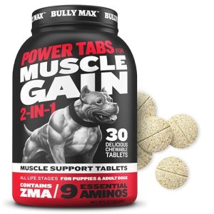 Bully Max 2-in-1 Muscle Builder for Dogs – 9 Amino Acids