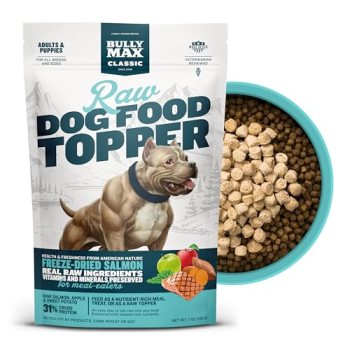 Bully Max Freeze-Dried Raw Dog Food Toppers for Puppies & Adult Dogs