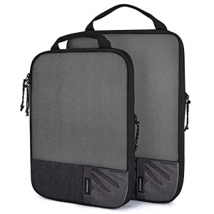 BAGSMART 2 Set Compression Packing Cubes for Travel