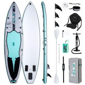 FunWater Inflatable Stand Up Paddle Board 10’6″/11″/11’6″ Paddle Board for Adult