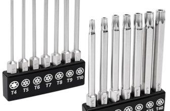 MulWark 14PC Security Torx Bit Set 3″ Long Tamper Proof Star Screwdriver Bit Set