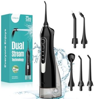 COSLUS Water Dental Flosser Teeth Pick C20: ADA Accepted