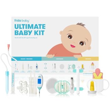 Frida Baby Ultimate Baby Kit, 10 piece New Born Essentials Gift Set Includes Wel