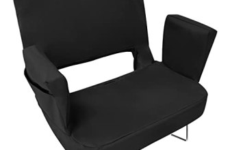 TOPSKY Extra Wide Stadium Seat for Bleachers with Back Support